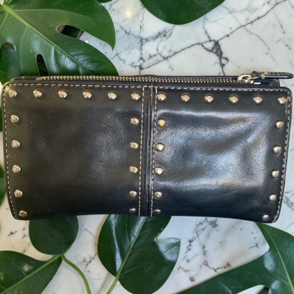 ✨ Michael Kors Astor Studded Leather Wallet – Rare Y2K Icon ✨EUC